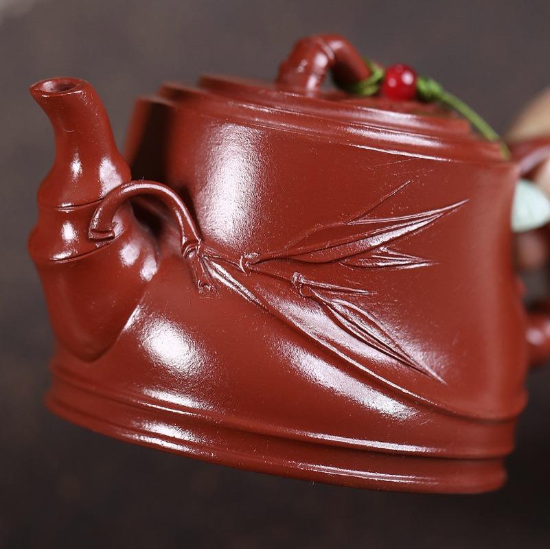Yixing Handmade Purple Clay Teapot, Raw Ore, Da Hong Pao Tea Pot, Kung Fu Tea Set 160ml