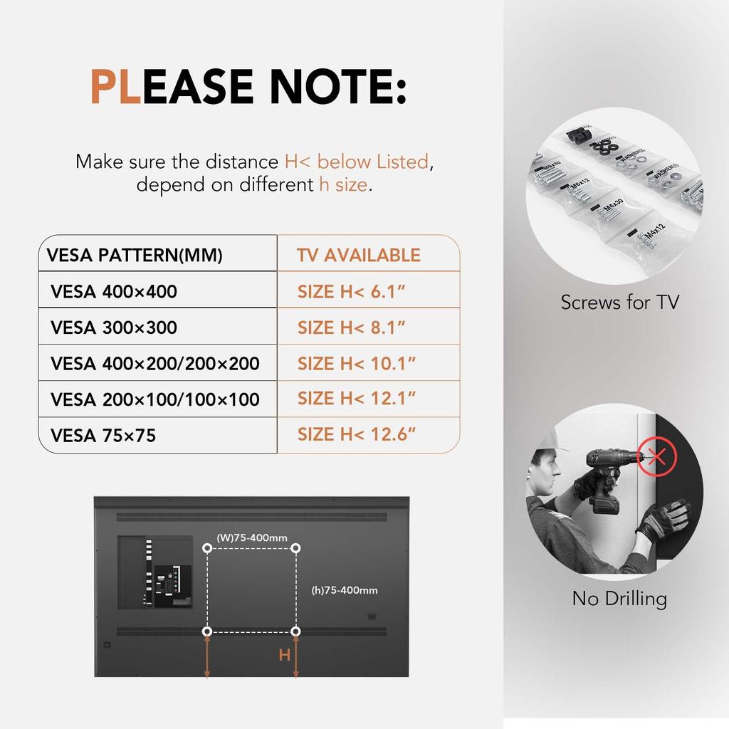 Universal Table Top Pedestal TV Stand Base with Swivel Mount for inches 21-47 HT02B-002