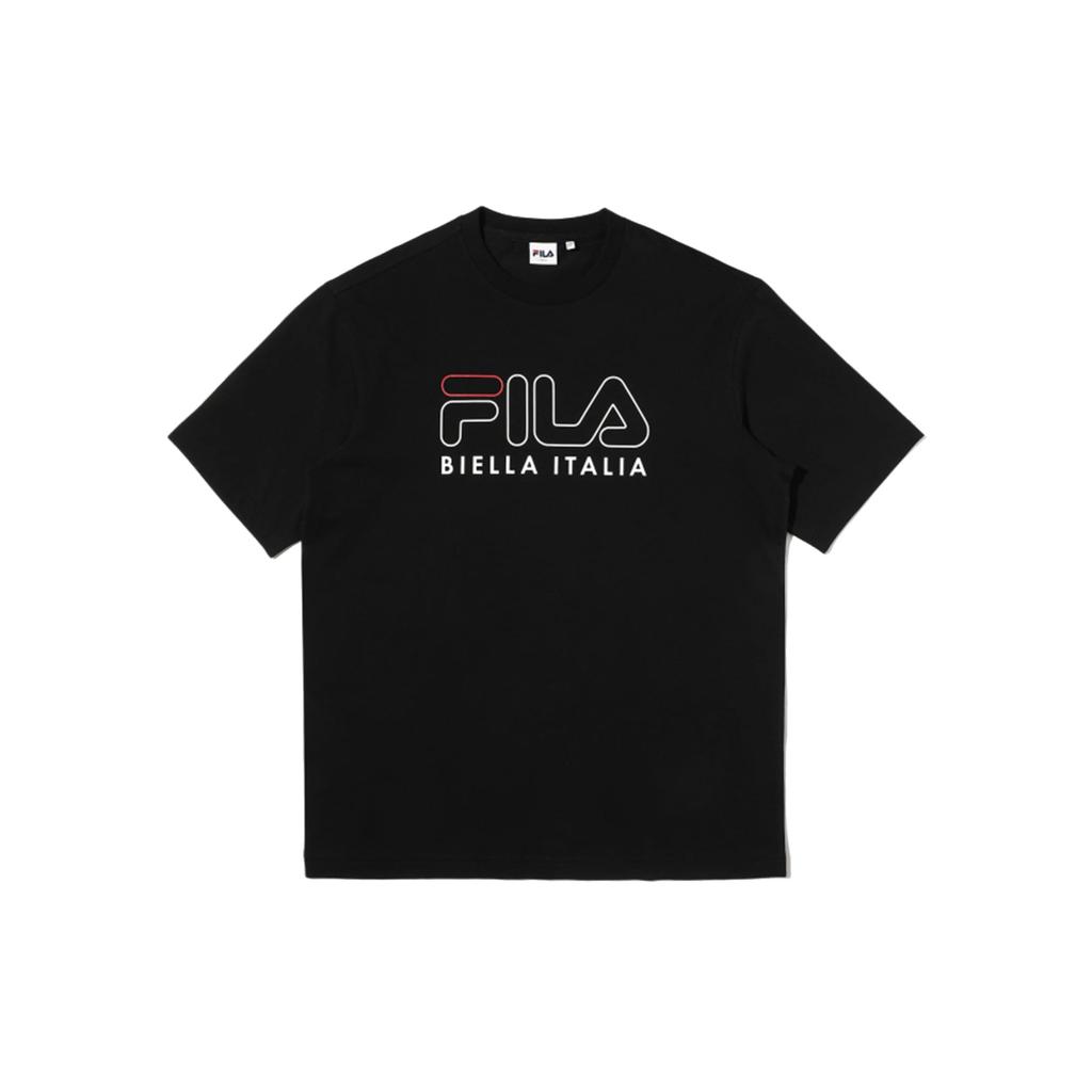 FILA Set in Sleeve T Shirt Men's Black FS2RSD2101X-BLK