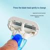 Premium Women's Manual Razor with Three-Layer Anti-Scratch Ultra-Thin Blade for Underarm and Leg Hair Removal