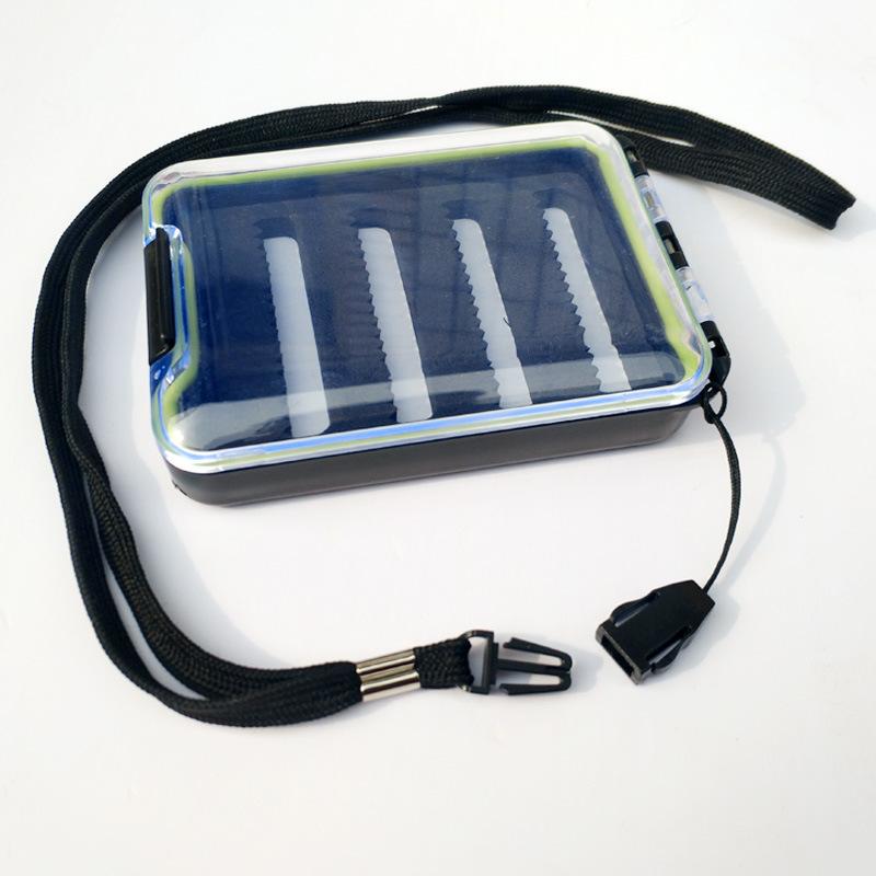 Oem 105*74*24mm 75g Fishing Accessories Fly Hook Box Multifunction Fishing Tackle Boxes Waterproof Bait Storage Box