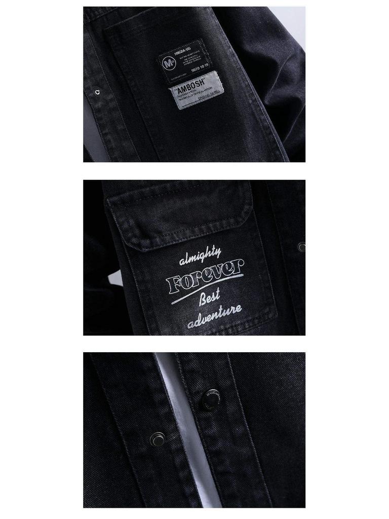 Men's Trendy Denim Jacket - Youthful Spring/Autumn Casual Outerwear