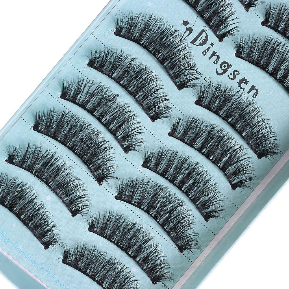 Ultra-wispies Pure Hanmdade 3D Faux Mink Hair Lash Extension Tools Natural Long False Eyelashes
