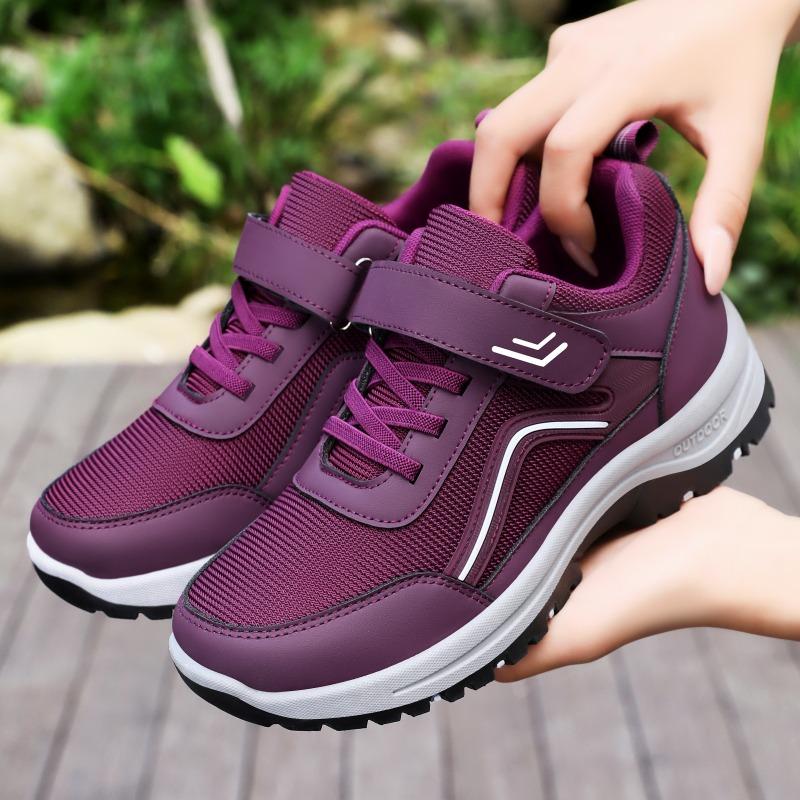 Walking Shoes, Shoes for The Middle-aged and Elderly, Velcro Style Casual Shoes, Soft-soled Versatile Women's Shoes