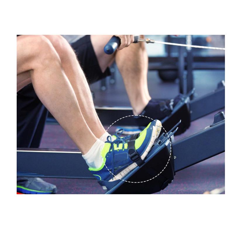 Paski na stopy do wioślarza - Długie nylonowe z plastikową klamrą