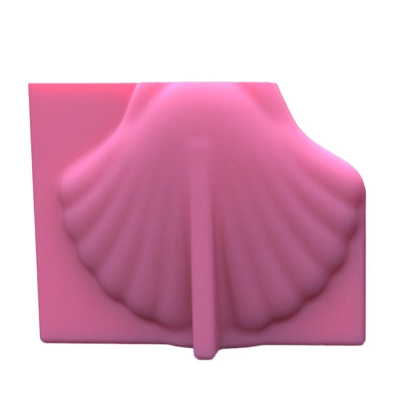 3D Scallops Gypsum Silicone Mold Succulents Concrete Flower Vase Plaster Cement Clay Mold Candle Holder Mold