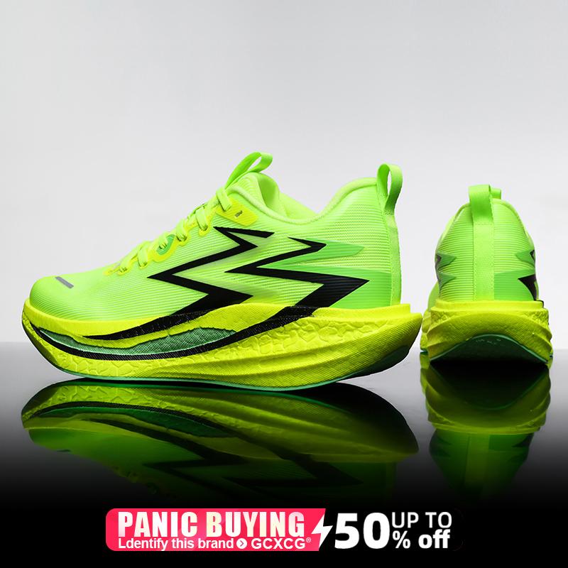Running Shoes Carbon Board Speciality Marathon Men Sports Breathable Lightweight Women's Comfortable Athletic Nonskid Sneakers