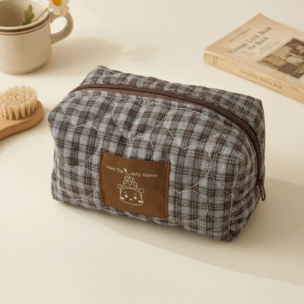 Bear Cosmetic Storage Bag Large Capacity Toiletry Organizer Purse Chic Pencil Case  Stationery