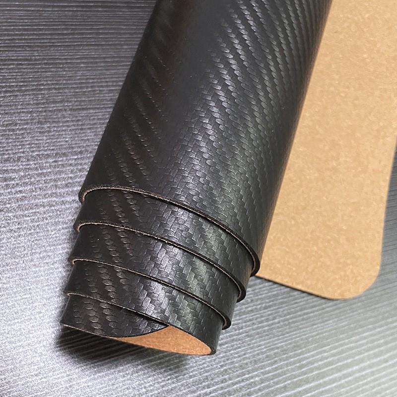 Carbon Fiber Cork Large PU Leather Waterproof Desk Mat