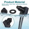 2PCS Waterproof Switch 12v, ON/Off SPST Waterproof Push Button Switch with 4.6 Inch Lines for Auto, Motorcycle, RV, ATV and Boat (Black) KP-107