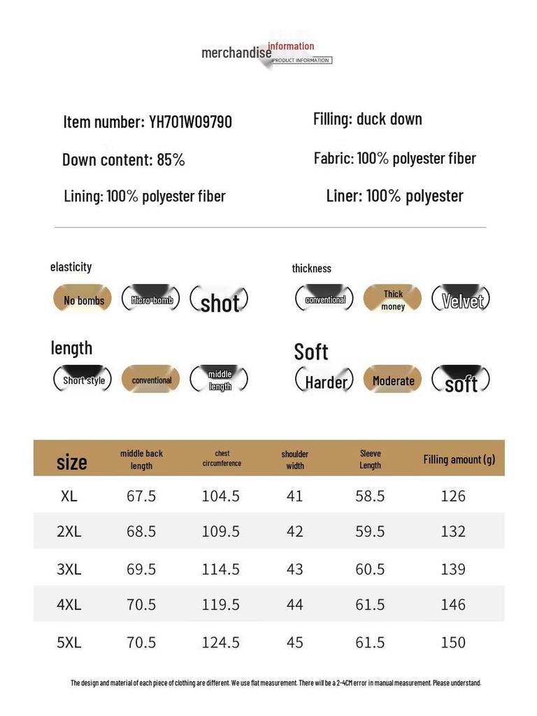 Yalu Women's Hooded Short Down Jacket for Seniors