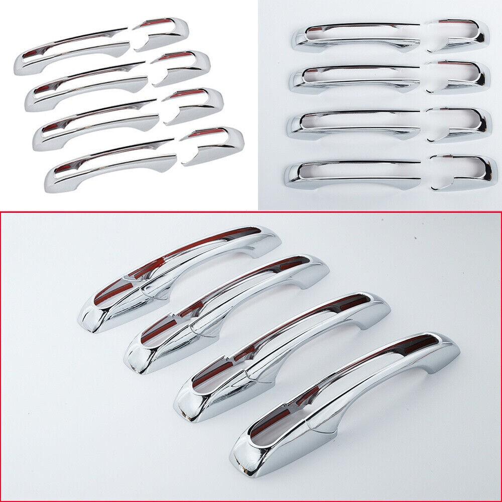 Chrome Side Door Handle Trim For Dodge Durango /Chrysler 300C 2011+Caliber 08-11