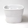 High-profile Colored Food Bowl (medium, White) Pet110wh | Tall, Anti-fast Eating Bowl for Dogs and Cats. Made In Japan. Stylish and Cute. Includes Foo
