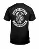 Ανδρικό Μαύρο Unisex T-Shirt Sons Of Anarchy με Τυπωμένο Σχέδιο