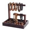 Multifuntional Wood Bracelet Display Stand Necklace Display Holder Necklace Stand Bracelet Organizer Wood Texture