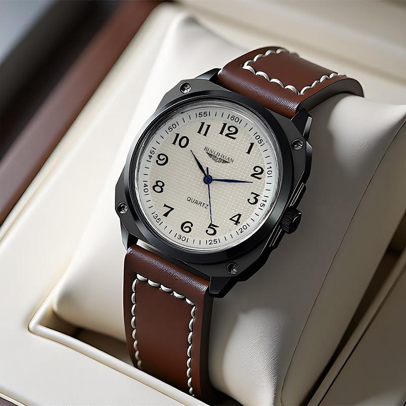 JYL Men's Watch Business Waterproof Cross-border Leather Strap