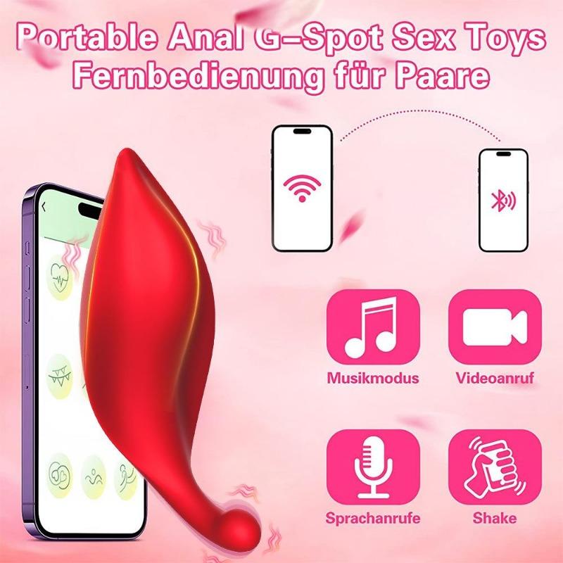 Fjernkontroll og APP Invisible Wearable Dual Vibrator 10 Frequency Vibrating Clitoral Nipple Stimulator Par Flørtende Vibrator Voksenprodukter