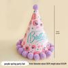 Creative Cartoon Pompom Birthday Hat for Selfies - For Adults & Babies