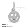 Vintage Fashion Diy Smiley Face Love Coconut Tree Pendant Stainless Steel Gold-Plated Various Jewelry Accessories