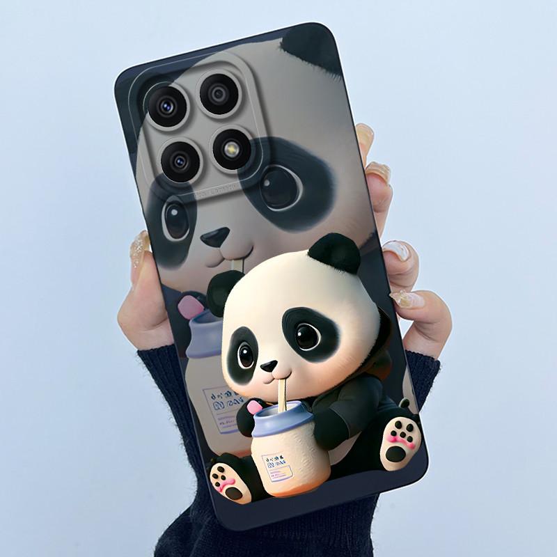 Hülle Für Honor X8a 4G X8b X8 4G Hülle Panda Süße Mädchen Katzen Flüssig Stoßfest Weicher Stoßfänger Für Honor X 8a X 8b Rückseite