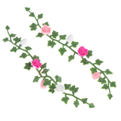 1:12 Dollhouse Miniature Rattan Flower Vine Model Garden Decoration Accessories
