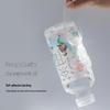 2-in-1 Silicone Heel Liner: T-shaped Anti-abrasion Foot Sticker & Transparent Anti-slip, Anti-pain, Wear-resistant Heel Pad