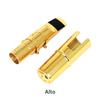 5C Saxophone Mouthpiece Brass for Alto/Tenor/Soprano - Professional & Beginner Metal Mouthpiece with Cap & Ligature