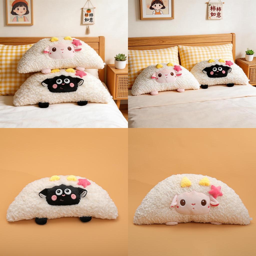 Sheep Plush For Girls Sleep Comfort For Lounge Couch Bed Support