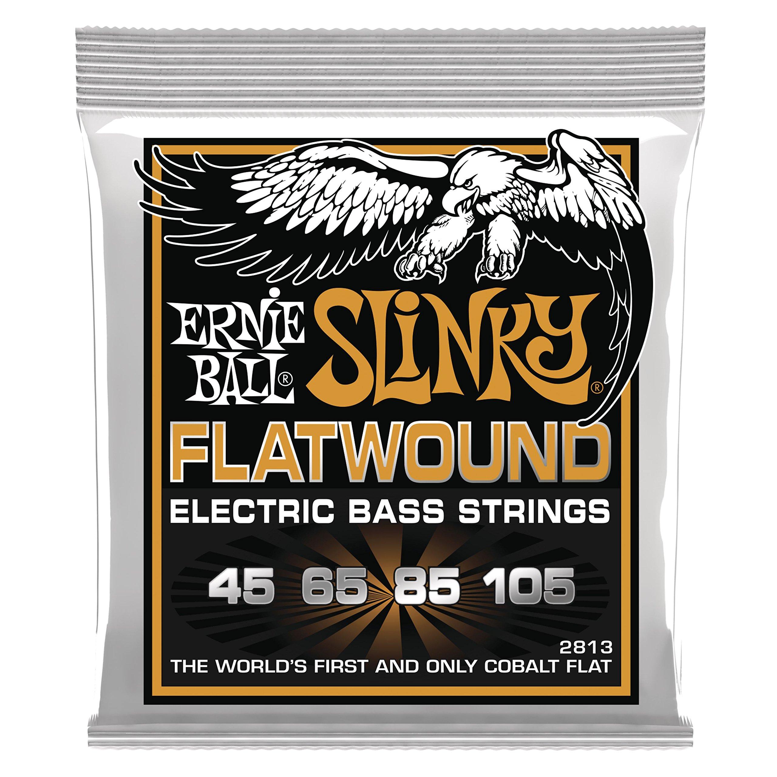 

ERNIE BALL 2813 Bass Strings FLATWOUND HYBRID SLINKY BASS Flatwound Hybrid Slinky Bass [Genuine] (45-105)