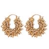European-American Rhinestone Geometric U-Shaped Ear Cuff: Retro High-End Fashion Earrings for Women