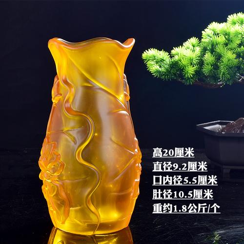 Make Offerings To Buddha Lotus Vase The Glass Vase Flower Vase of Prosperous and Noble Bamboo Lotus Vase for Buddha