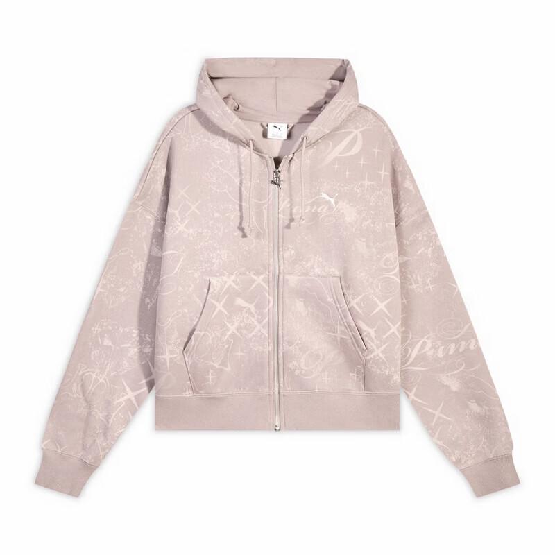 PUMA Women s Retro Loose-Fit Hooded Sport Jacket 637064 S