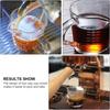Cabilock Double Spouts Espresso Shot Glass Cup with Scale Temperature Resistant Glass Measuring Cup with Pouring Handle