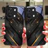 Meteor Golden Bead For OnePlus Nord 3 5 6T 7 Pro 8 12 10T Reno8 Lite 5G 10R Nord N30 Hard Shell Tempered Glass Phone Case Black