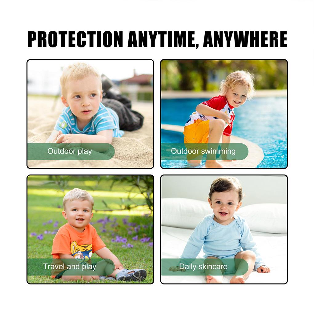 Spray Impermeabile per Bambini all'Aperto Fragranza Delicata Spruzzatore Solare Lavabile Ingredienti Naturali Spray Solari per