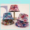 Fashion Ladies Fisherman Hat With Floral Print And Wide Brim For Sun Protection