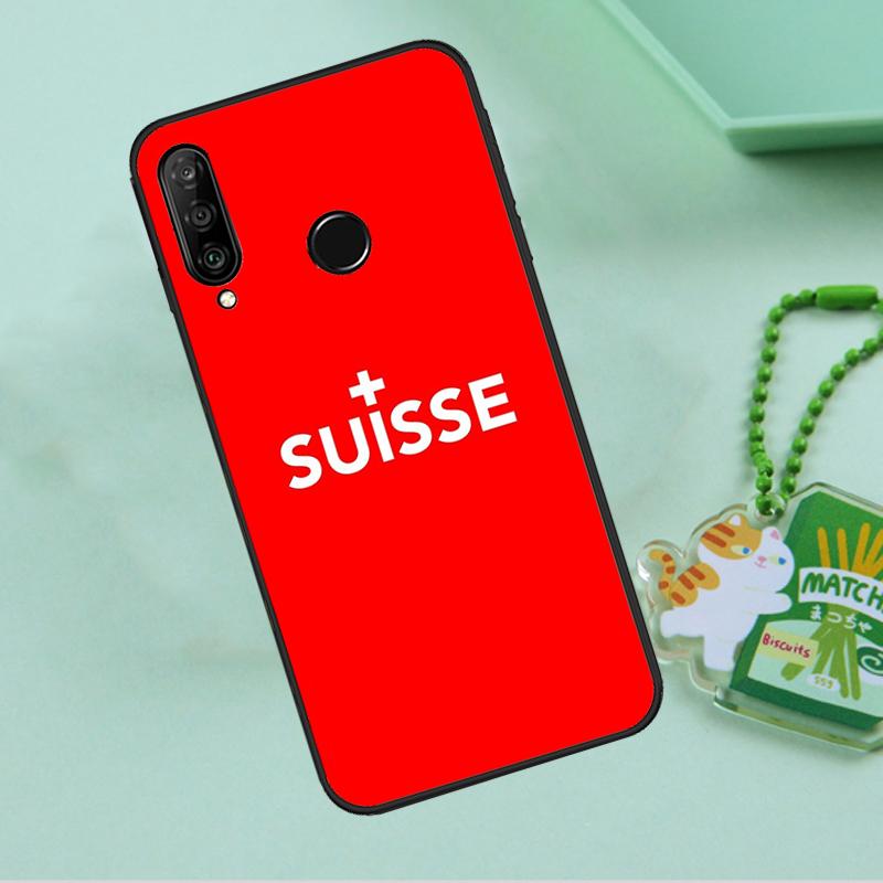 

Switzerland Swiss Flag For Huawei Nova 8i 11i 12i 12s 9 10 SE Y90 Y60 Y70 Y72 Y61 Y91 P20 P30 P40 Lite P60 Pro Case Huawei Nova 11