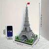 1890 Pieces of World-Famous Building Eiffel Tower Building Block Set Halloween Christmas and Thanksgiving Gifts