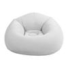 Aufblasbarer Stuhl Einzelsofa PVC Beflockung Aufblasbare Lounge Couch für Wohnzimmer Schlafzimmer Outdoor Reise
