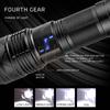 Powerful LED Flashlight Super Bright Spotlight Long Range Zoomable Emergency Lantern Outdoor Camping Torch Power Display