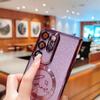 Electroplated magnetic suction love glitter mobile phone case is suitable for Samsung S25ULTRA lens film S24 S25 S23FE