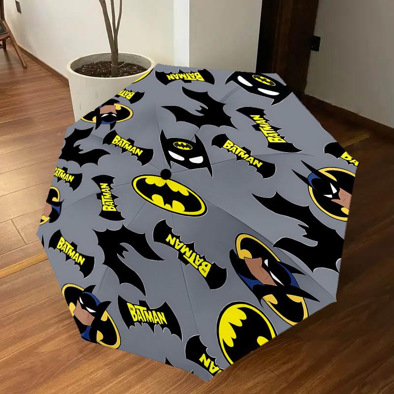 1PC Warner Batman Sticker Umbrella-8-Rib Reinforced, Automatic Open, Lightweight-A116