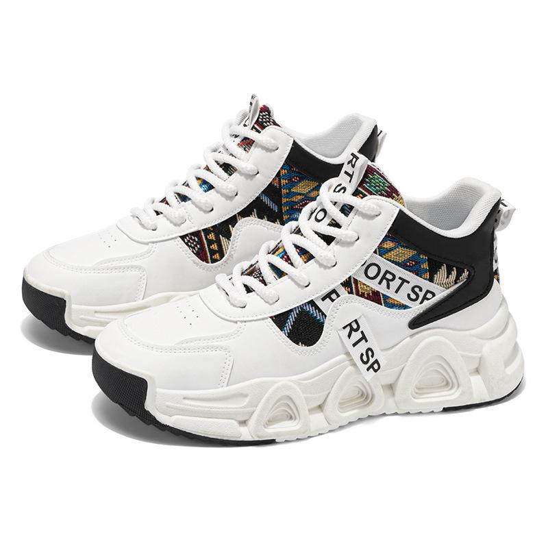 Men's Shoes Spring Trend Student Thick Soled Workwear Martin Boots Niche Original Sports Shoes High Top Dad Trendy Shoes