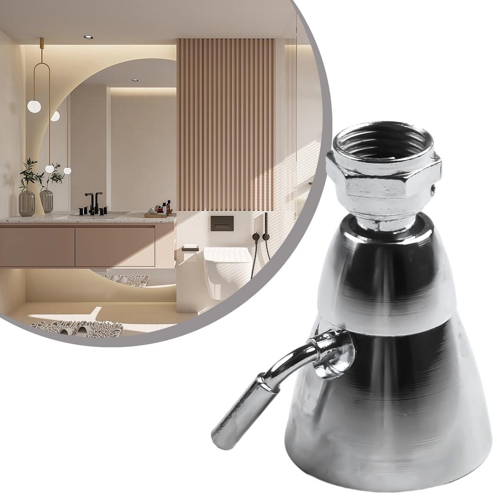 Rotatable Zinc Alloy Shower Head Adjustable 360 Degree Water Outlet Sprinkler for Bathroom Shower Installation
