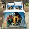 Das *Aquaman*-Fantasy-Film-Bettwäscheset mit Bettbezug und Kissenbezug ist die perfekte Wahl zur Dekoration von Jungen- und Mädchenzimmern.