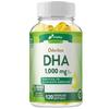 Odorless DHA Softgels, 1000mg DHA, 1240mg Omega-3, 120 Caps