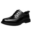 Men's leather soft-soled leather shoes casual trend breathable round head non-slip wear-resistant men's shoes business shoes