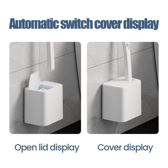 Jednorázová toaletní štětka Prodloužená rukojeť Silná čisticí tyč Třívrstvá struktura Čistič koupelny vany toalety