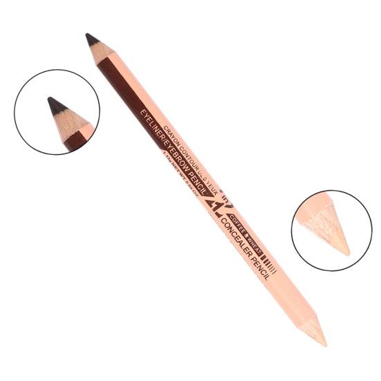 Dual Heads Waterproof Women Pro Eyeliner Pen Eye Makeup Cosmetic Tool