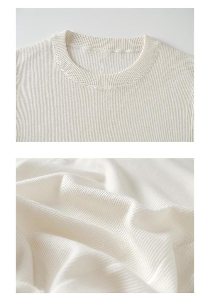 Women's Spring Slim Fit Merino Wool Pullover Sweater